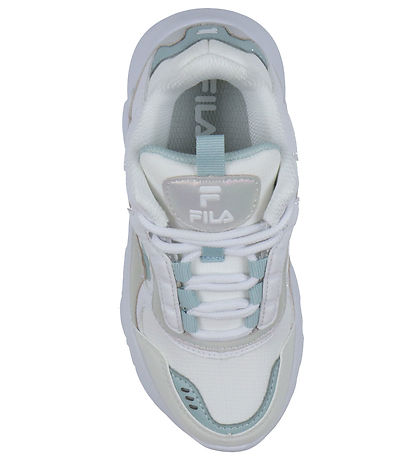 Fila Shoes - Collene Logo - White/Silver/Blue Haze