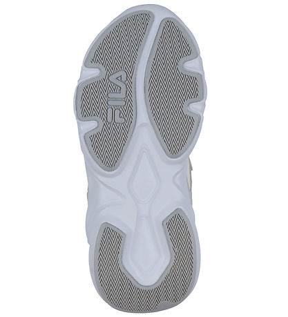 Fila Shoes - Collene Logo - White/Silver/Blue Haze