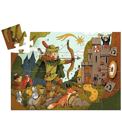 Djeco Puslespil - Robin Hood - 36 Brikker Djeco Puslespil - Robin Hood - 36 Brikker