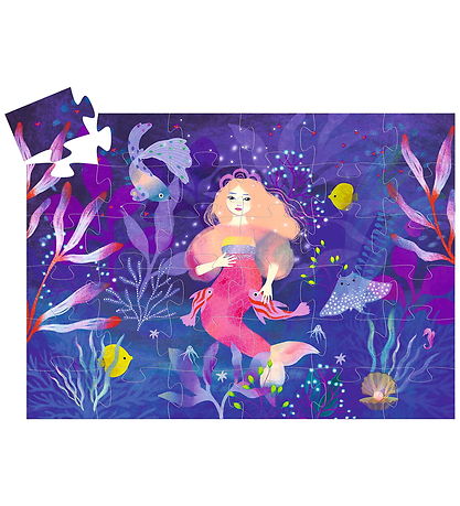Djeco Puslespil - Ella The Mermaid - 36 Brikker Djeco Puslespil - Ella The Mermaid - 36 Brikker