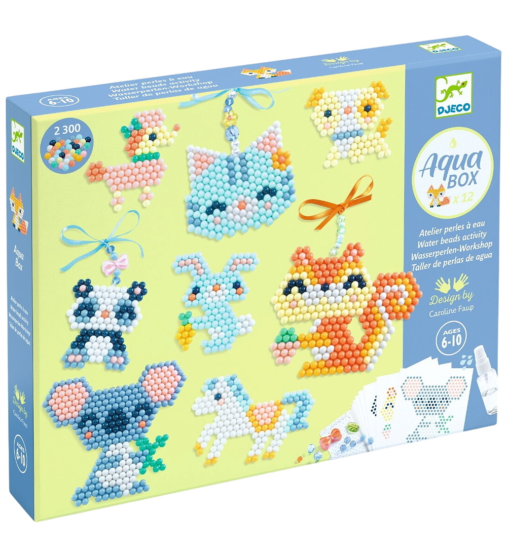 Djeco Perlenset - Furry Friends - Djeco - One Size - Perlen