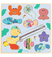 Djeco Magnetlegetøj - Puzz & Fish Bariolo - 9 Brikker Djeco Magnetlegetøj - Puzz & Fish Bariolo - 9 Brikker