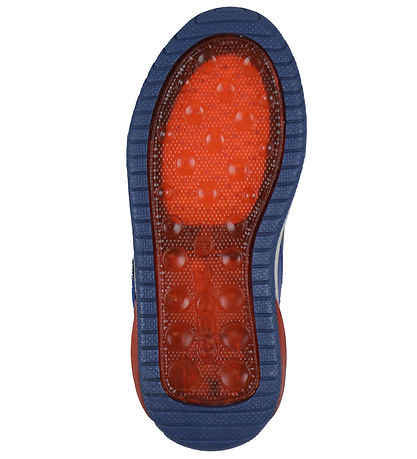 Geox Støvler m. Lys - J Inek B A - Royal/Rød Geox Støvler m. Lys - J Inek B A - Royal/Rød