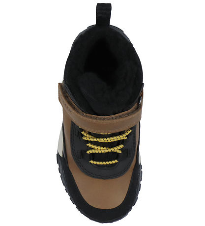 Geox Vinterstøvler - J Trekkyup B ABX - Lt Brown/Sort