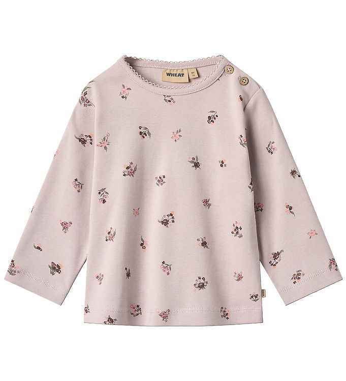 Wheat Bluse - Marit - Soft Lilac Flowers