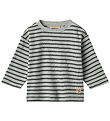 Wheat Bluse - Dallas - Soft Blue Stripe Wheat Bluse - Dallas - Soft Blue Stripe