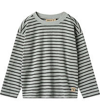 Wheat Bluse - Dallas - Soft Blue Stripe Wheat Bluse - Dallas - Soft Blue Stripe
