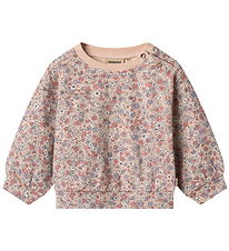 Wheat Sweatshirt - Lia - Rose Dust Flowers Wheat Sweatshirt - Lia - Rose Dust Flowers