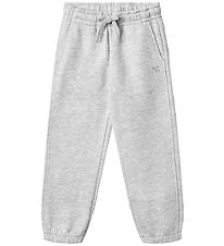 Wheat Sweatpants - Cruz - Light Melange Grey Wheat Sweatpants - Cruz - Light Melange Grey