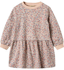 Wheat Kjole - Sweat - Zenia - Rose Dust Flowers Wheat Kjole - Sweat - Zenia - Rose Dust Flowers