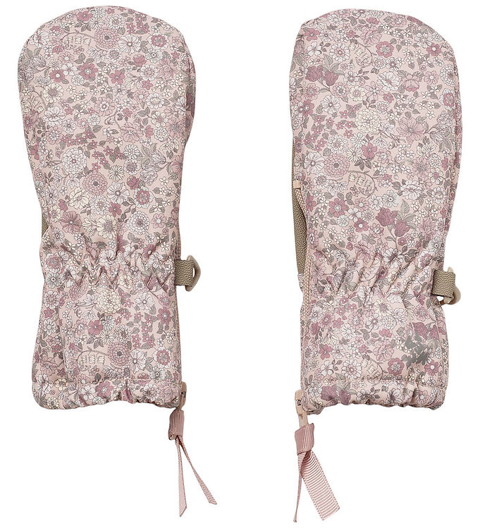 Wheat Luffer m. Fleece – Rose Dust Flowers m. Lynlås