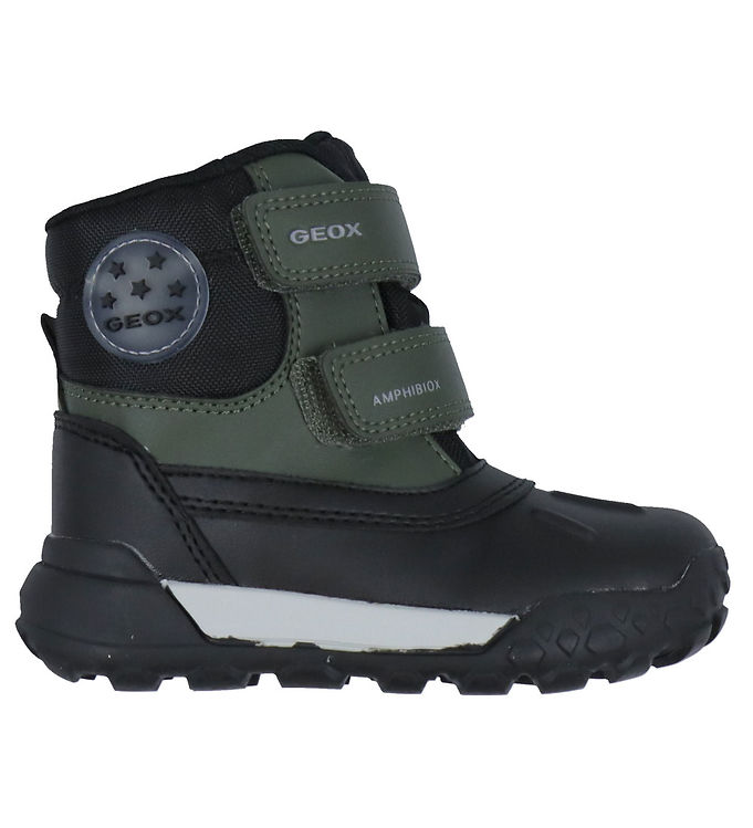 Geox Vinterstøvler - B Trekkyup B ABX - Grøn/Sort