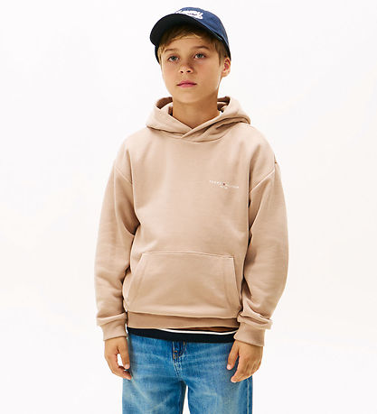 Tommy Hilfiger Hættetrøje - Malted Milk Tommy Hilfiger Hættetrøje - Malted Milk
