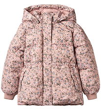 Wheat Dynejakke - Eli - Rose Powder Flowers Wheat Dynejakke - Eli - Rose Powder Flowers
