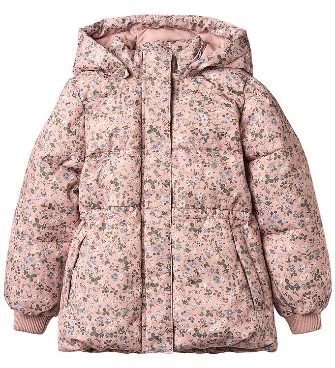 Wheat Dynejakke - Eli - Rose Powder Flowers