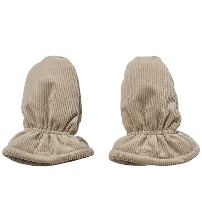 Wheat Luffer m. Fleece - Fløjl - Muffu - Grey Stone