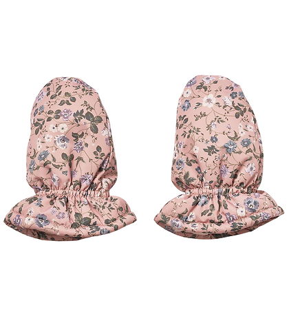 Wheat Luffer m. Fleece - Muffu - Rose Powder Flowers