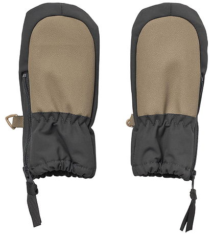 Wheat Luffer m. Fleece - Black Sea m. Lynlås