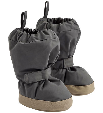 Wheat Overtrækssko m. Fleece - Black Sea