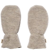 Wheat Luffer - Uldfleece - Jay - Khaki Melange Wheat Luffer - Uldfleece - Jay - Khaki Melange