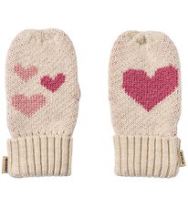 Wheat Luffer - Uld - Jacquard - Towsi - Offwhite Melange m. Hjer Wheat Luffer - Uld - Jacquard - Towsi - Offwhite Melange m. Hjer