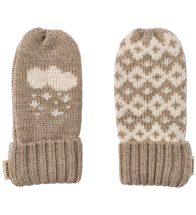 Wheat Luffer – Uld – Jacquard – Towsi – Grey Camel Melange m. Sn