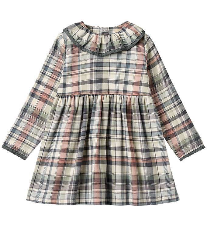 Wheat Kjole - Violetta - Multi Check