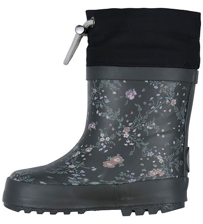 Wheat Termostøvler - Rubber - Forest Lake Checked Flowers Wheat Termostøvler - Rubber - Forest Lake Checked Flowers