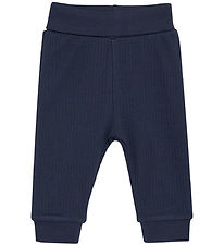 Fixoni Bukser - Rib - Modal/Bomuld - Navy Blazer Fixoni Bukser - Rib - Modal/Bomuld - Navy Blazer