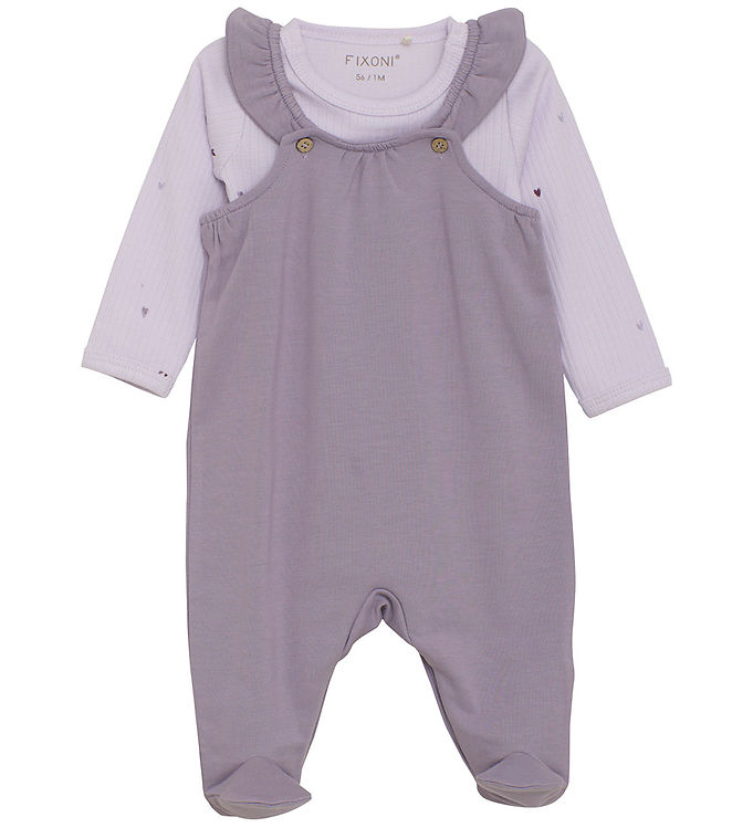 Fixoni Sparkedragt m. Body l/æ - Purple Ash