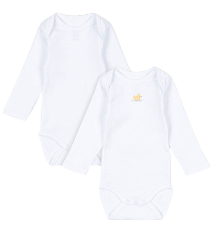 Fanga Fontana Piscina Langærmet Body 2-pak - Optic White