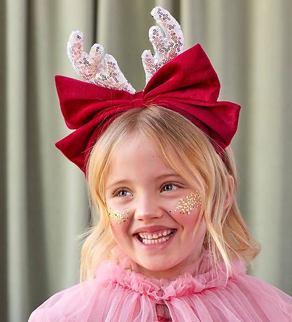 Meri Meri Hårbøjle - Velvet Bow Antlers