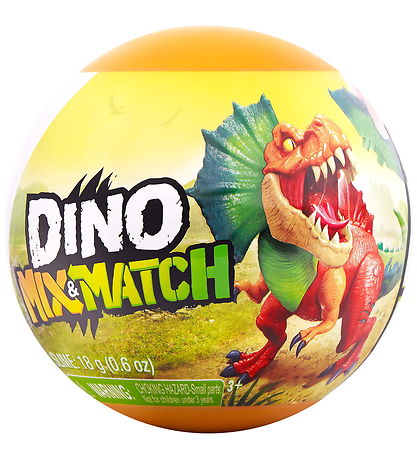 5 Surprise Kugle m. Overraskelse - Dino Mix & Match