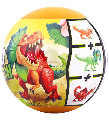 5 Surprise Kugle m. Overraskelse - Dino Mix & Match