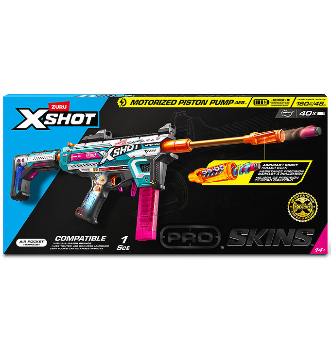 X-SHOT Skumgevær - Piston Pump - Motoriseret - Pro Blaster