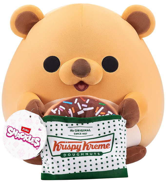 Snackles Bamse - 20 cm - Quokkaen Frankie m. Krispy Kreme Donut