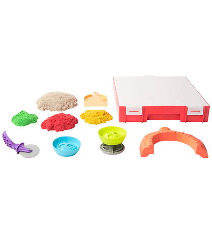 Kinetic Sand Sandsæt - Squish Pizza - 453 g