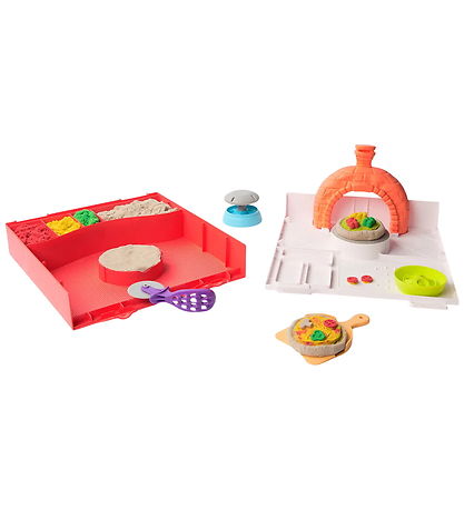 Kinetic Sand Sandsæt - Squish Pizza - 453 g