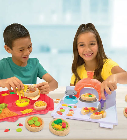 Kinetic Sand Sandsæt - Squish Pizza - 453 g