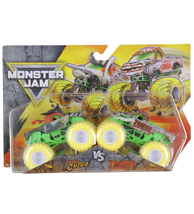 Monster Jam Truck - 1:64 - 2-pak - Pirate's Curse vs Zombie