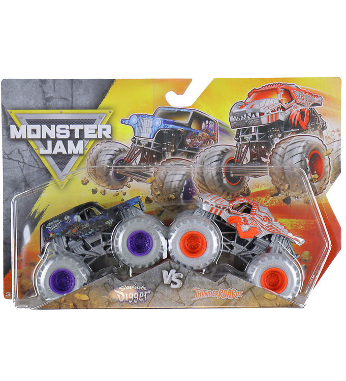 Monster Jam Truck - 1:64 - 2-pak - Son-Uva Digger vs ThunderROAR