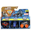Monster Jam Biler - 1:87 - Mini - Marvel - 3-pak Monster Jam Biler - 1:87 - Mini - Marvel - 3-pak