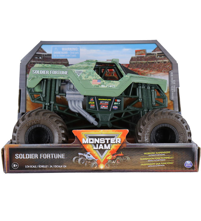 Monster Jam Collector Truck - 1:24 - Soldier Fortune - Grøn