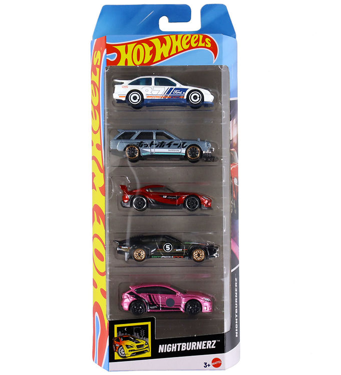 Hot Wheels Biler - 5-pak - NightBurnerz