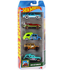Hot Wheels Biler - 5-pak - HW Getaways Hot Wheels Biler - 5-pak - HW Getaways