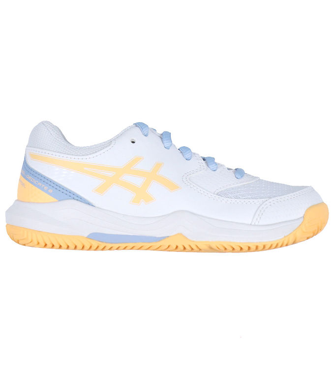 Asics Sko - Gel-Dedicate 8 Padel GS - Hvid/Orange Glow