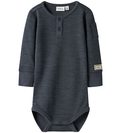 Name It Body l/æ - Uld/Viskose - NbmWyla - Ombre Blue