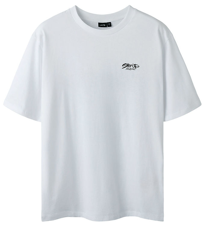 LMTD T-shirt - NlnStep - Bright White