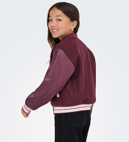 Kids Only Bomberjakke - KogWestCoast - Mauve Wine