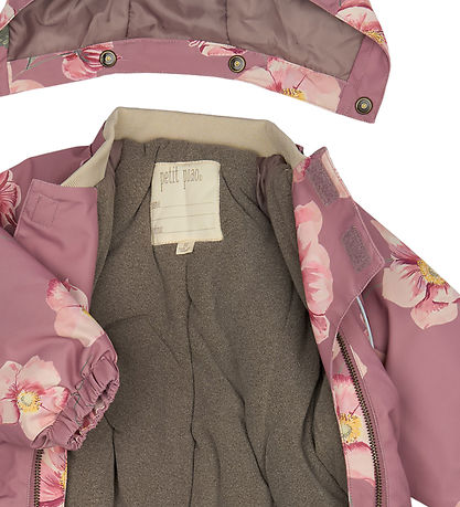 Petit Piao Snowsuit - PPDard - Autumn Anemone AOP